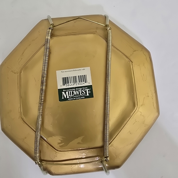 vintage 6.5 Inch Resin Trinket Tray MIDWEST OF CANNON FALLS Mid Century - Picture 6 of 11